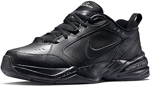 Nike Men's Size 6 Black Air Monarch Iv Pair Of Shoes