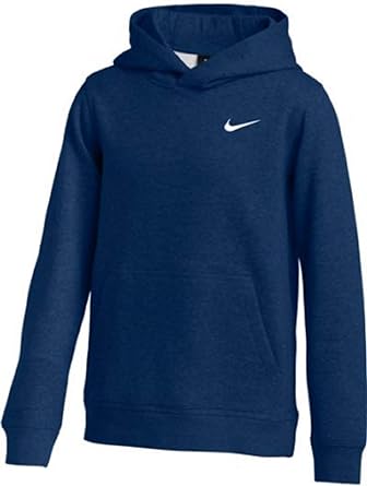 Nike Kid's Youth Fleece Pullover Hoodie Navy Large Hoodies & Sweatshirts