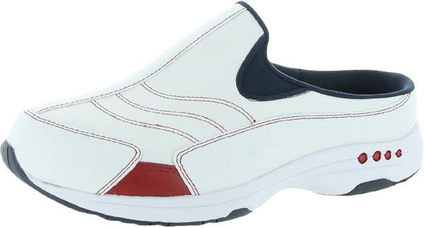 Easy Spirit Womens Traveltime515 White Red 7 W Pair of Shoes