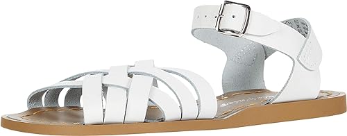 Salt Water Sandals by Hoy Shoes Girl's Little Kid White 9 Toddler M Pair of Shoes