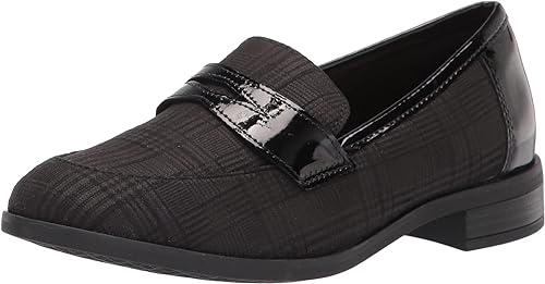 Clarks Women's Trish Rose Loafer Black Interest Size 5.5 Pair Of Shoes