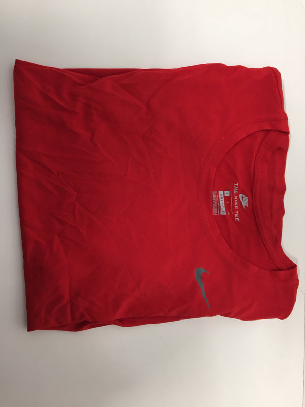 Nike Women Size S Red/grey Dri Fit T-shirt
