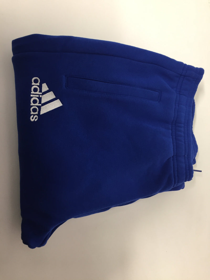 Adidas Men Size X-Large Blue Youth Fleece Pant