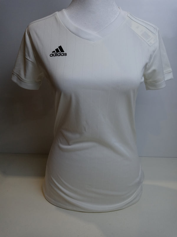 Adidas Women's Size 2XSmall White Jerseys Tabela 18 T-Shirt