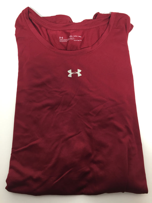 UNDER ARMOUR Men SIZE 3XL MAROON HEATGEAR