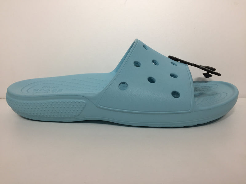 Crocs Unisex Men 10 Women 12 Ice Blue Classic Crocs Slide Pair Of Shoes