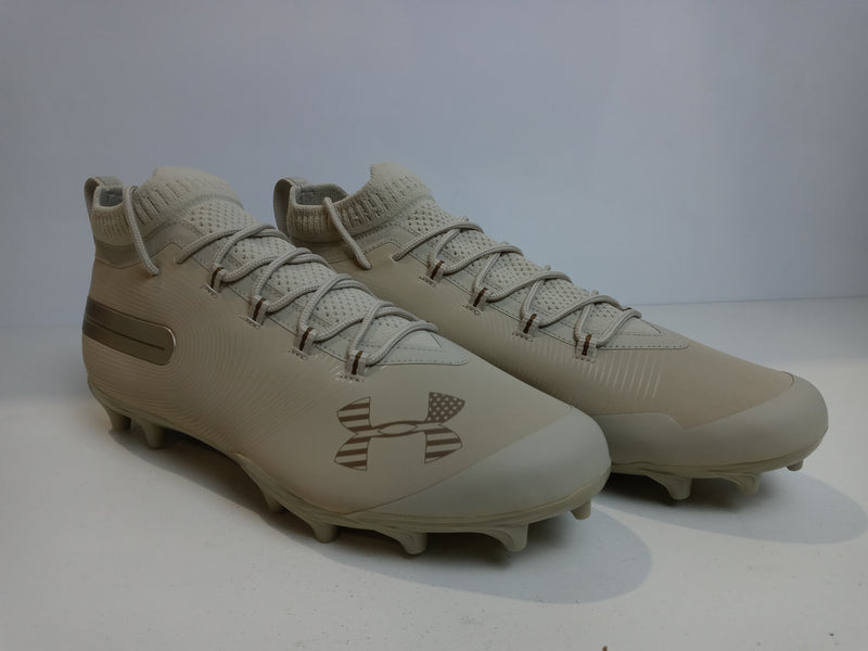 Under Armour Mens Size 11.5 Brn Team Spotlight Mc N Le Pair Of Shoes