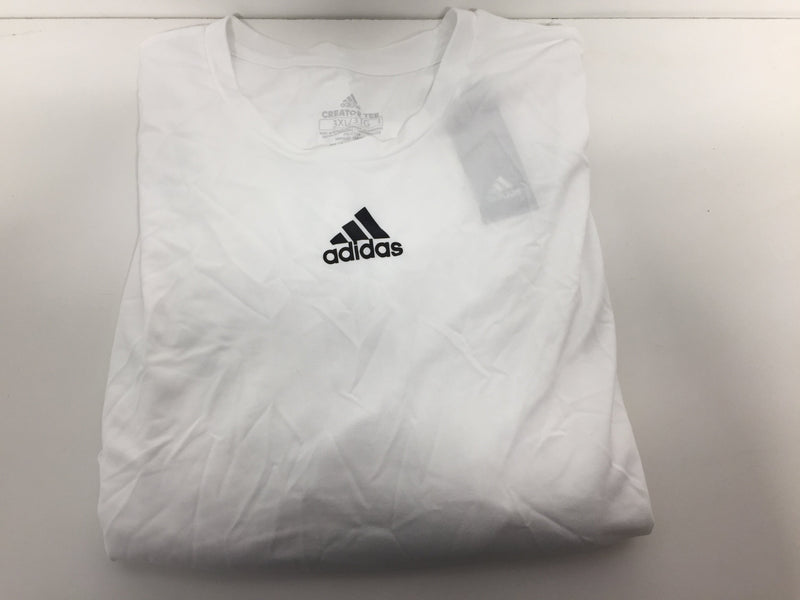 Adidas Men Size 3X Large White Creator Ls T-Shirt