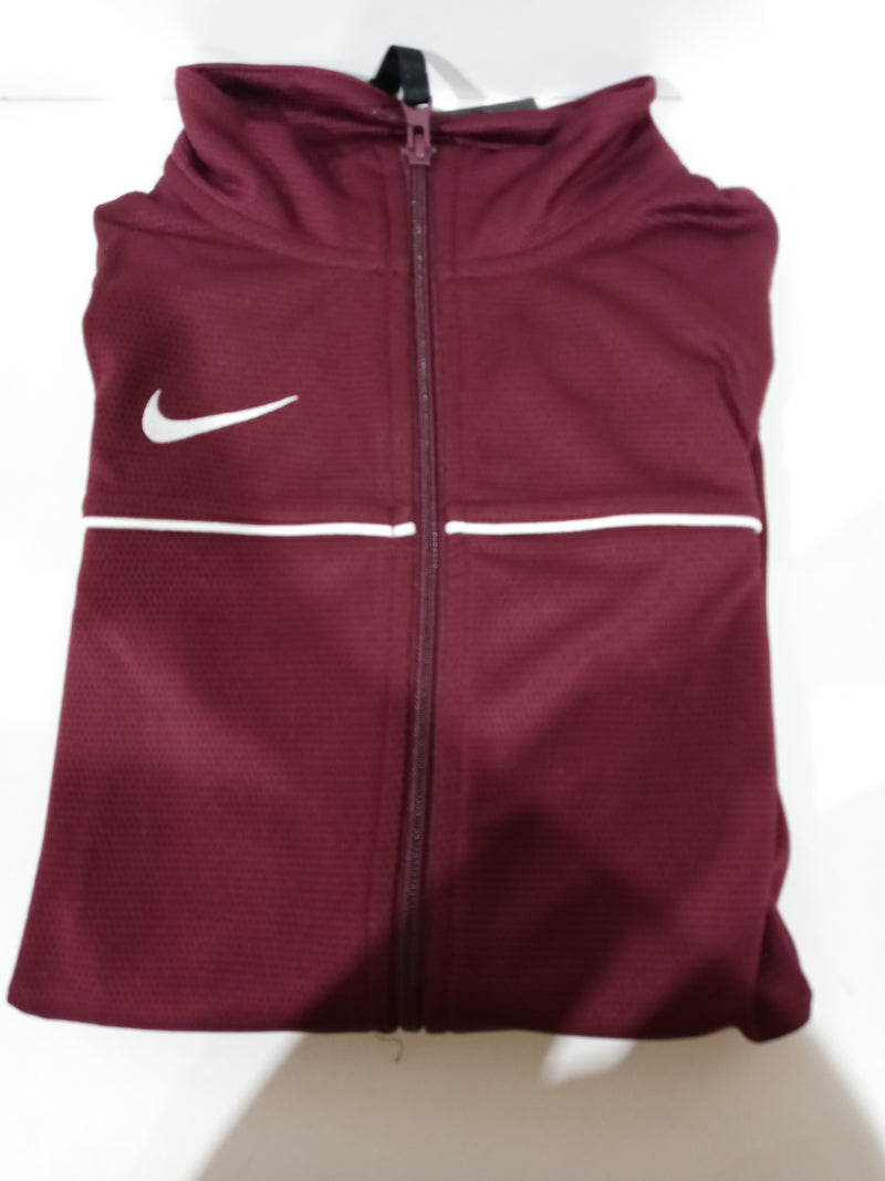 Nike Women Size Xs Maroon/white Bsktbll Jacket