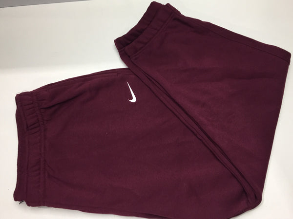 Nike Women's Club Fleece Jogger Sweatpants Dark Maroon 3 X-Large Pant