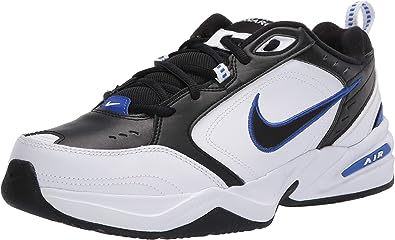 Nike Men Size 7 Black White Air Monarch Iv 4e Pair Of Shoes