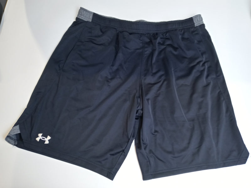 Under Armour Men's Ua Locker 9" Pocketed Short Size XL Black Grey Shorts