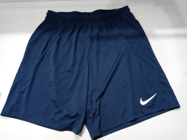 Nike Men's Team Dri Fit Training Shorts No Pockets Anthracite Blue XX Large