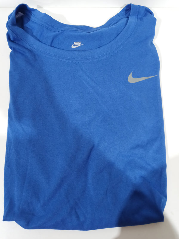 Nike Women's Dri Fit Knit Running Size Large  Royal T-Shirt