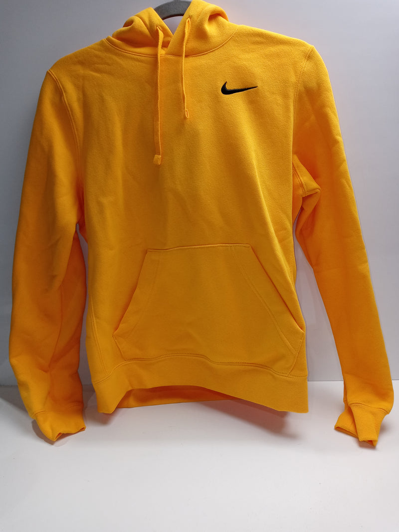 Nike Womens Pullover Fleece Hoodie Size Small Yellow Hoodie
