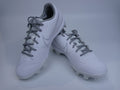 Nike Men Size 9.5 White Smoke Grey Hyperdiamond 3 Vsty Mcs Pair Of Shoes