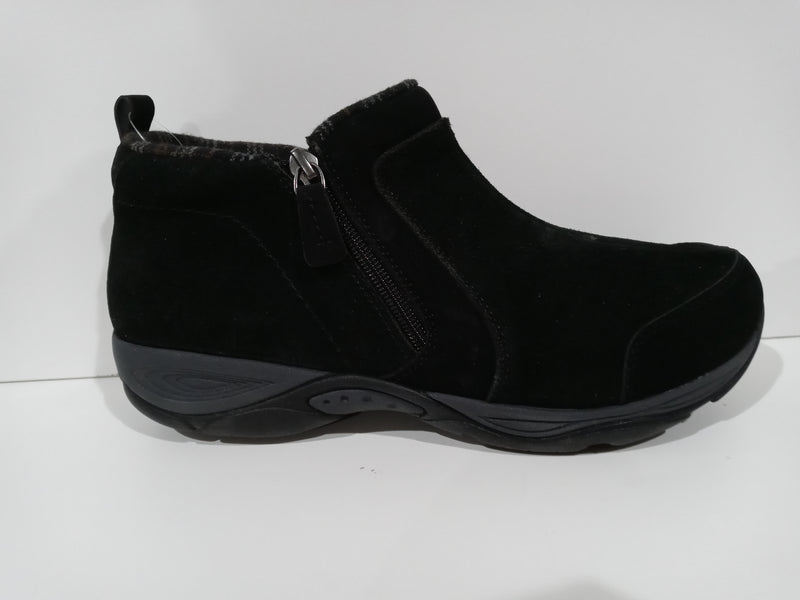 Easy Spirit Women's Evony Ankle Boot Black 9.5 Wide Pair Of Shoes