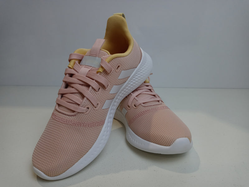 Adidas Women's Size 5 Pink White Orange Tint Puremotion Vapor Pair of Shoes