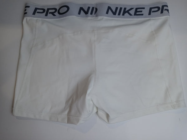Nike Women's Pro 365 3 Inch Shorts Size XL White