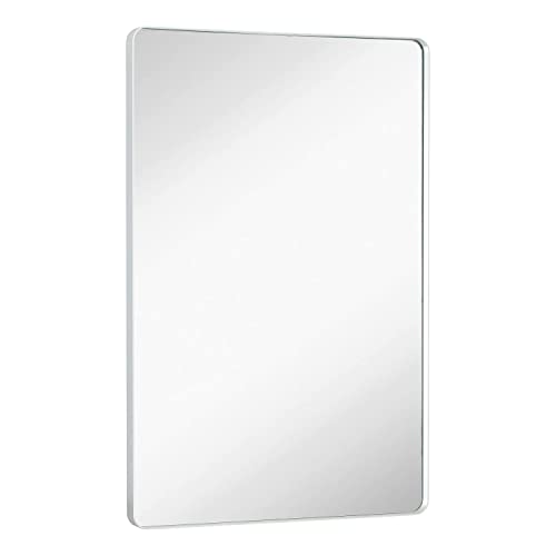 Hamilton Hills 24x36 Gold Metal Frame Mirror Bathroom Vanity Elegance