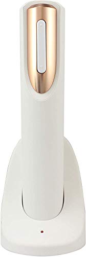 Vin Fresco Electric Wine Opener Rechargeable Foil Cutter White & Rose Gold