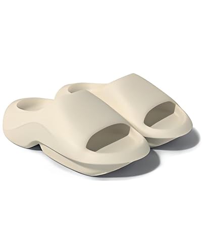 Platform Sandals Women Nude Platform Chunky Tan Slides