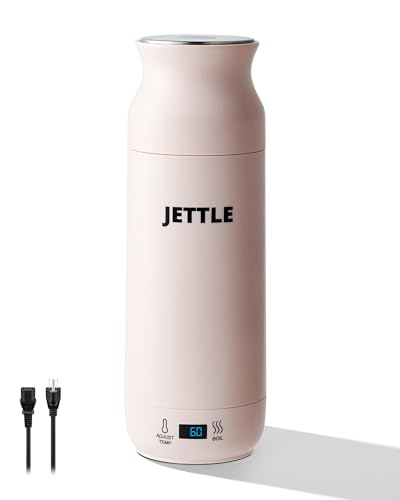 Pink Jettle Electric Kettle Portable 450ml Coffee Hot Tea Kettle Camping