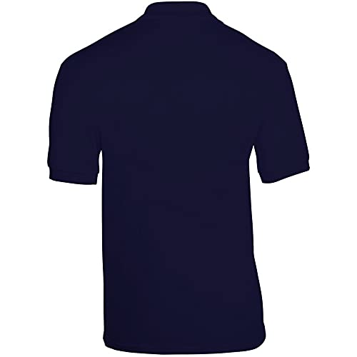 Gildan Adult DryBlend Jersey Short Sleeve Polo Shirt M Navy