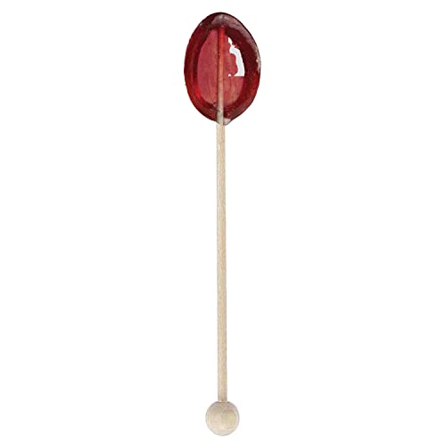MelvilleCandy Melville Candy Hard Candy Lavender Honey Spoons Lollipop On Wooden Ball Sticks, 5 Count Bag