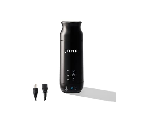 Jettle Electric Kettle Portable Water Heater 450ml Coffee, Hot Tea Kettle Camping Black