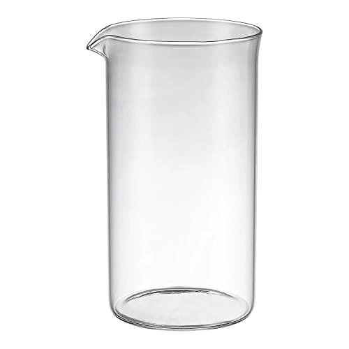 Bruntmor 34 Oz French Press Replacement Beaker Thick Glass Carafe 8 Cup Glass