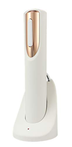 Vin Fresco Electric Wine Opener Rechargeable Foil Cutter White & Rose Gold