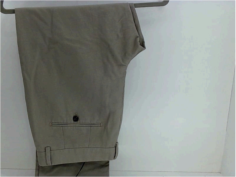Lafaurie Mens Byron Pants Regular Zipper Casual Pants Size 46 Tan