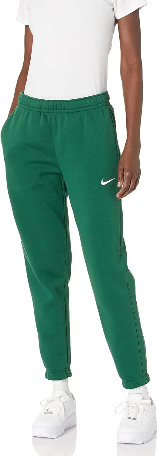 Nike Women Club Fleece Jogger Sweatpants Medium Green Size Medium