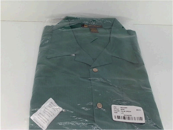 Harriton Mens M560 Regular Short Sleeve T-Shirt Size Large Color Green