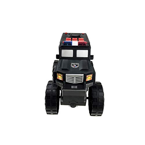 Monster Truck Police Car Toy with Lights and Siren with Sound for Boys and Girls Ages 3-5+