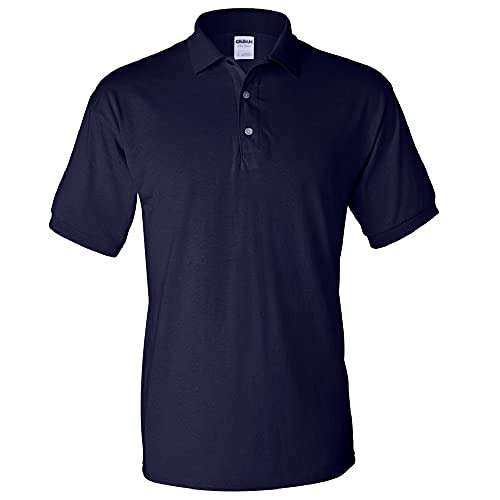 Gildan Adult DryBlend Jersey Short Sleeve Polo Shirt XL Sport Gray