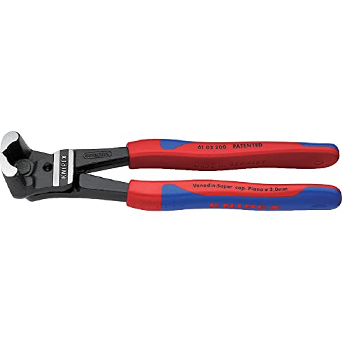 Knipex 61 02 200 Bolt End Cutting Nippers 7,87" with soft handle