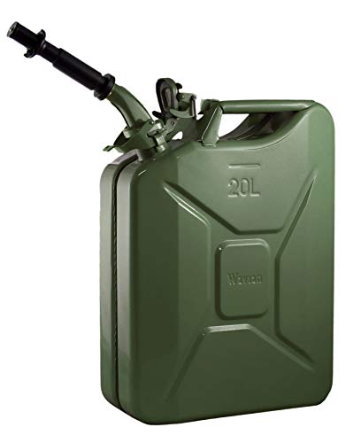 Wavian USA JC0020KVS Green Authentic NATO Jerry Fuel Can 20 Liter