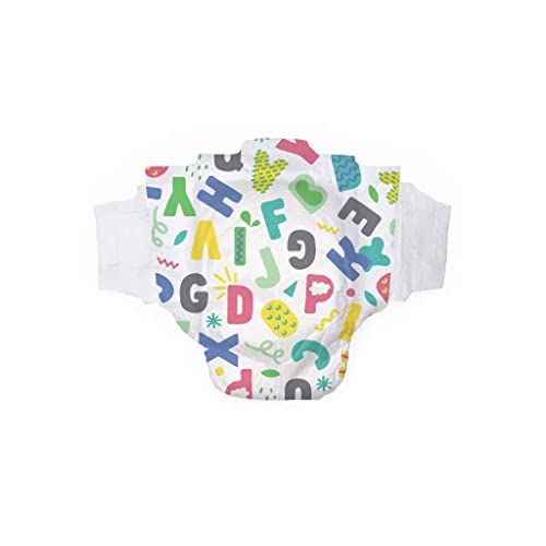 Hello Bello Diapers Newborn 35 Count Alphabet Soup Design