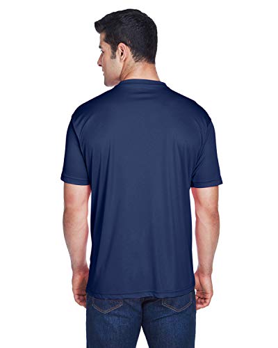 Ultraclub Men's Cool & Dry Sport Performance Interlock T-shirt 4XLarge Navy