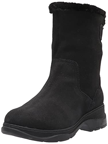 Clarks Women's Aveleigh Pull Warmlined Fashion Boot Black Waxy 9 Pair of Shoes