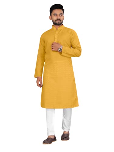 Men Cotton Kurta Pajama Set Indian Party Dress Ethnic Churidhar For Men Wedding