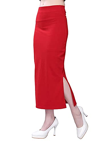 Craftstribe Saree Shapewear Petticoat for Women Shape Wear Dress for Saree Red