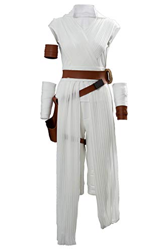 Womens Rey Cosplay Costume Halloween Tunic Outfit 5 Versions Cosplay Adults