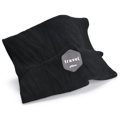 Pino Products Neck Travel Pillow Portable Rest Pillow to Nap Desk Pillow