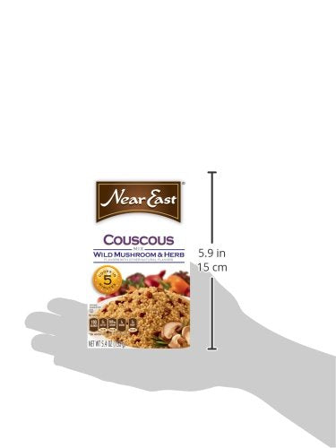 Near East Wild Mushrooms & Herb Couscous Mix, 5.4 Ounce (Pack of 12)