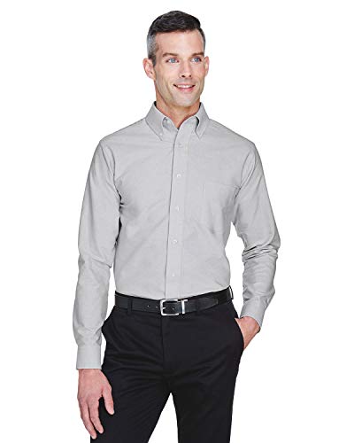 Ultraclub 8970t Mens Tall Classic Wrinkle Free Long sleeve Oxford Shirt 2xlt