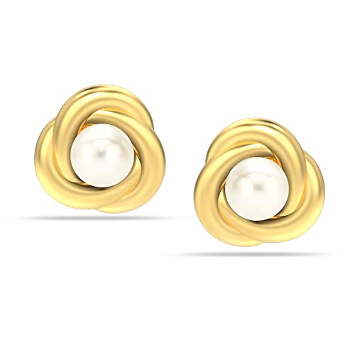 LeCalla Flaunt Sterling Silver Jewelry Gold-Plated Love for Women Earrings