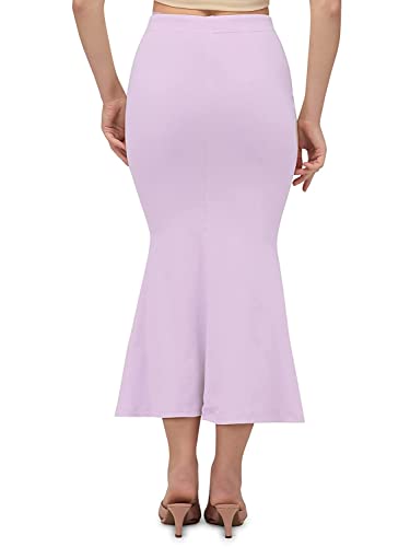 CRAFTSTRIBE Fishcut Saree Shapewear Petticoat for Women, Viscose Lycra Shape Wear Dress Waist Trimmer Thigh Slimmer Lavender